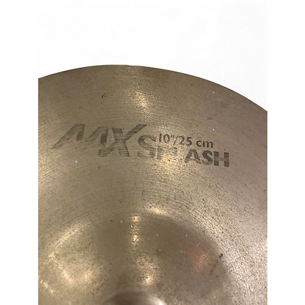 Used SABIAN 10in AAX Splash Brilliant Cymbal
