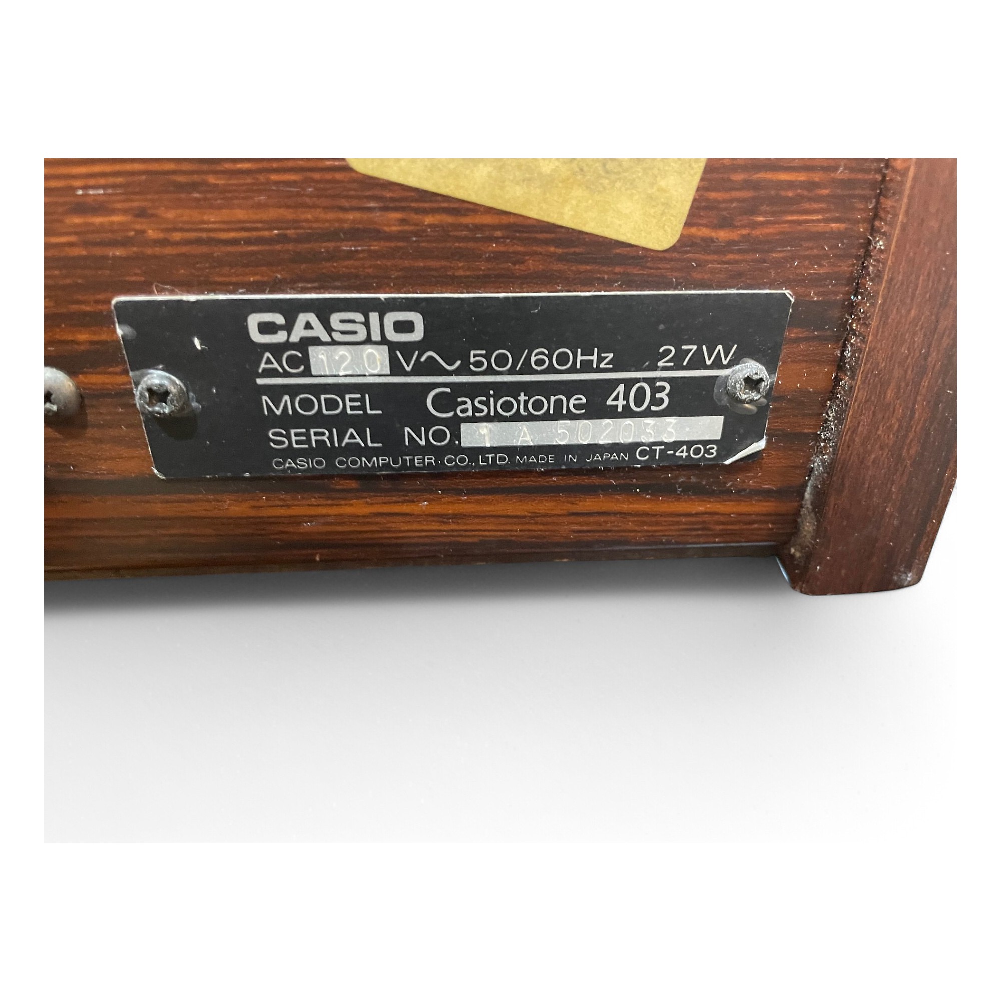 Used Casio Used Casio Casiotone 403 Organ | Guitar Center Used Casio Used Casio Casiotone 403 Organ | Guitar Center