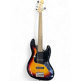 Used Squier Affinity Jazz Bass V 5 String 3 Color Sunburst Electric Bass Guitar