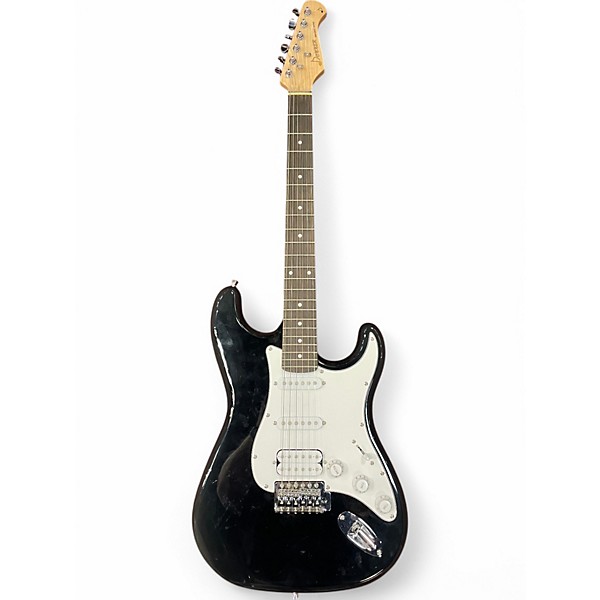 Used Donner Seeker Black Solid Body Electric Guitar