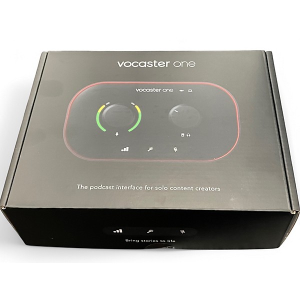Used Focusrite VOCASTER ONE Audio Interface