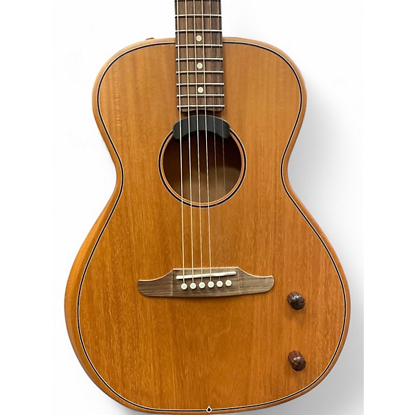 Used Fender HIGHWAY SERIES PARLOR GUITAR  Mahogany Acoustic Electric Guitar