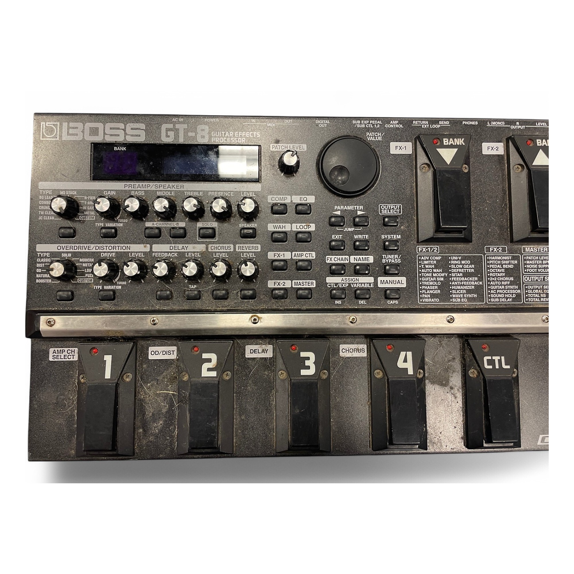 Used BOSS Used BOSS GT8 Guitar Effect Processor | Guitar Center