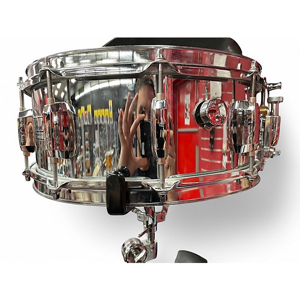 Used 2002 Pearl 14in STUDENT SNARE STEEL Drum