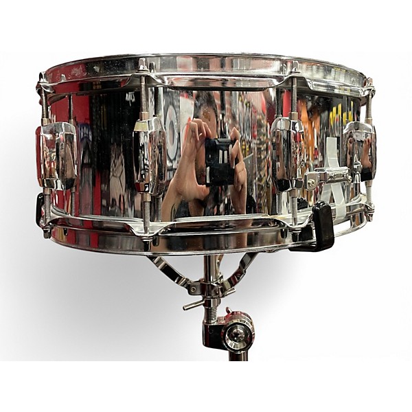 Used 2002 Pearl 14in STUDENT SNARE STEEL Drum