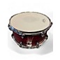 Used Orange County Drum & Percussion 7X13 Maple Ash Snare Chestnut Matte Drum