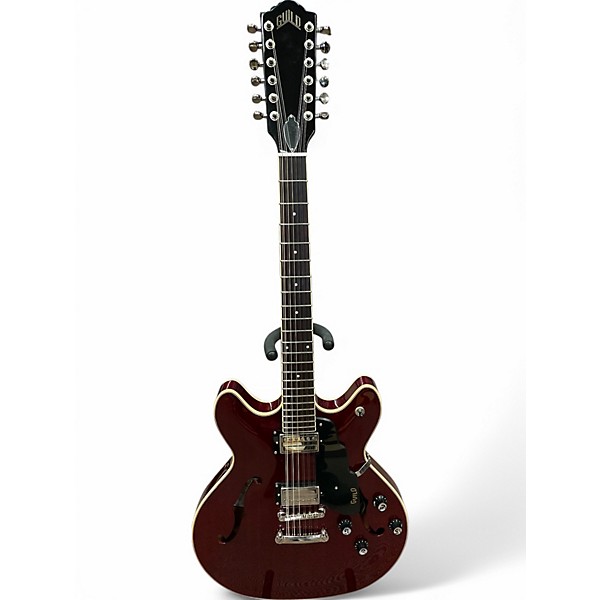Used Guild SF 1-12DC/CHR Dakota Red Hollow Body Electric Guitar