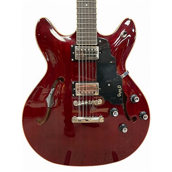 Used Guild SF 1-12DC/CHR Dakota Red Hollow Body Electric Guitar