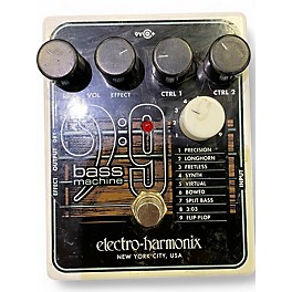 Used Electro-Harmonix BASS9 Bass Machine Bass Effect Pedal