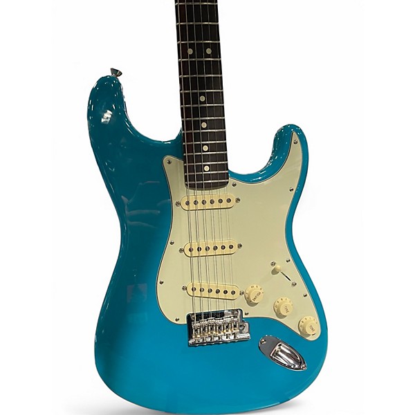 Used Fender American Professional II Stratocaster Blue Solid Body Electric Guitar