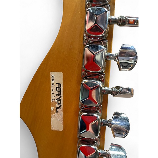 Used Fernandes LE Black Solid Body Electric Guitar