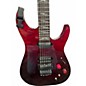 Used Schecter Guitar Research REAPER 6 FR S ELITE Crimson Red Trans Solid Body Electric Guitar