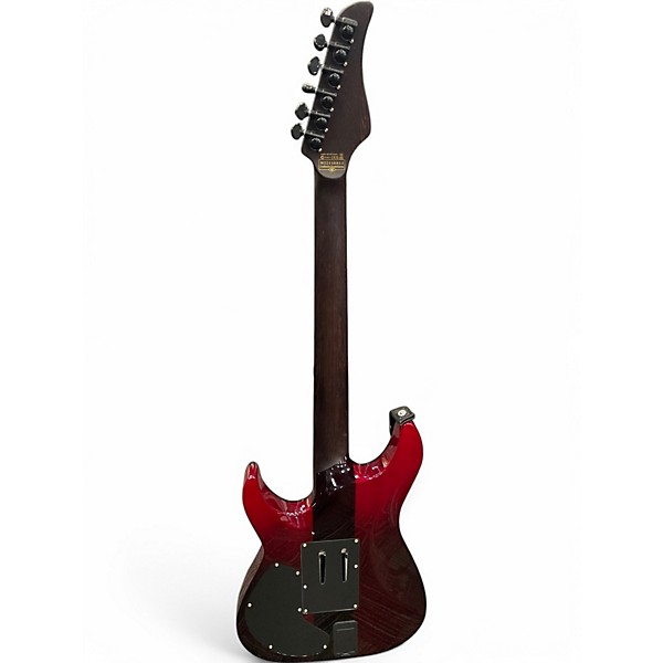Used Schecter Guitar Research REAPER 6 FR S ELITE Crimson Red Trans Solid Body Electric Guitar