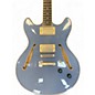 Used D'Angelico Excel Mini DC Tour Tailpiece Slate Blue Hollow Body Electric Guitar