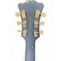 Used D'Angelico Excel Mini DC Tour Tailpiece Slate Blue Hollow Body Electric Guitar