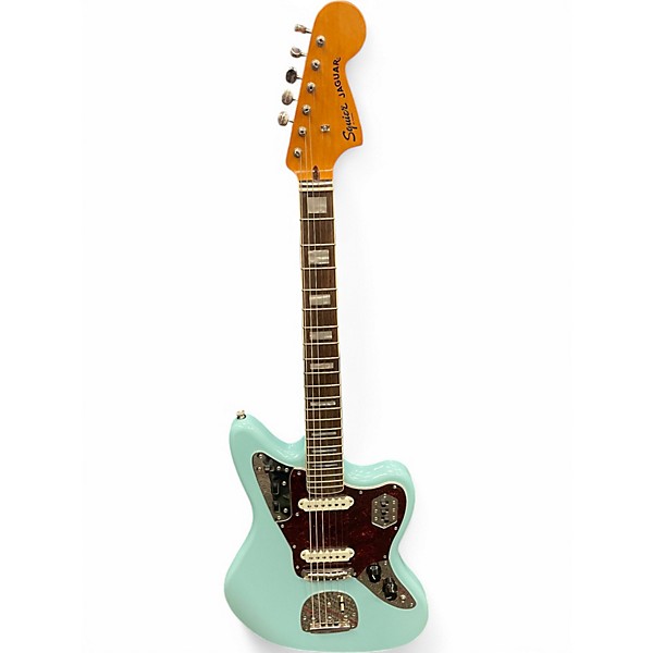 Used Squier Classic Vibe '70s Jaguar Daphne Blue Solid Body Electric Guitar