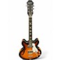 Used Epiphone Casino VS 2 Tone Sunburst Hollow Body Electric Guitar thumbnail