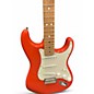 Used Fender Player Series Limited-Edition Roasted Maple Neck Fiesta Red Solid Body Electric Guitar