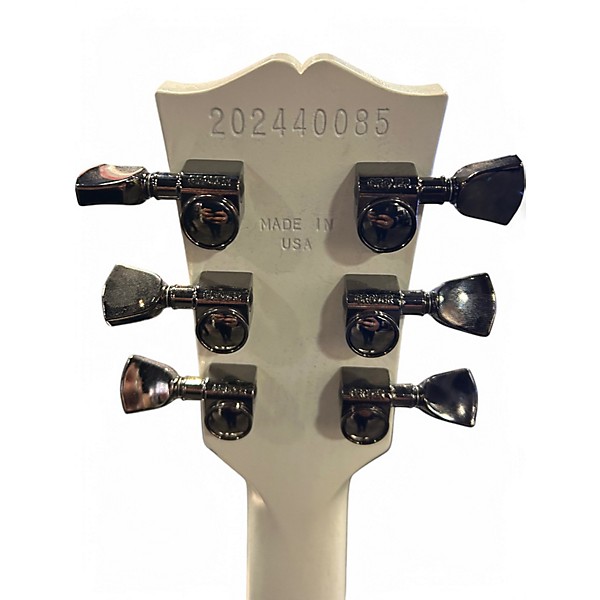 Used 2024 Gibson Les Paul Modern WORN WHITE Solid Body Electric Guitar