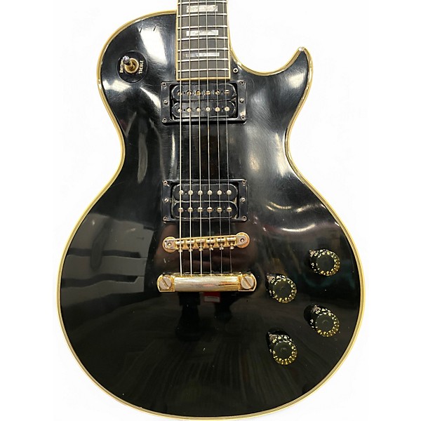 Vintage 1973 Gibson Les Paul Custom Ebony Solid Body Electric Guitar