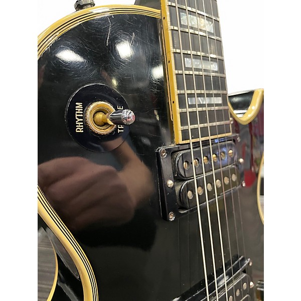 Vintage 1973 Gibson Les Paul Custom Ebony Solid Body Electric Guitar