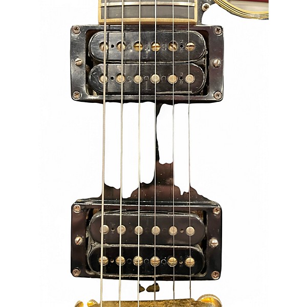 Vintage 1973 Gibson Les Paul Custom Ebony Solid Body Electric Guitar