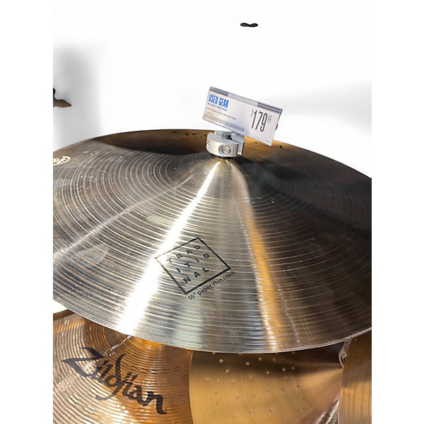 Used Istanbul Agop 16in Traditional Paper Thin Crash Cymbal