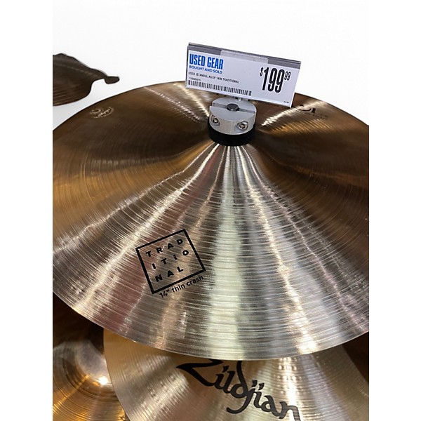 Used Istanbul Agop 14in Traditional Thin Crash Cymbal
