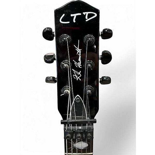 Used ESP LTD Kirk Hammett KH-3 Black Solid Body Electric Guitar