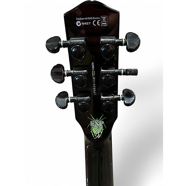 Used ESP LTD Kirk Hammett KH-3 Black Solid Body Electric Guitar