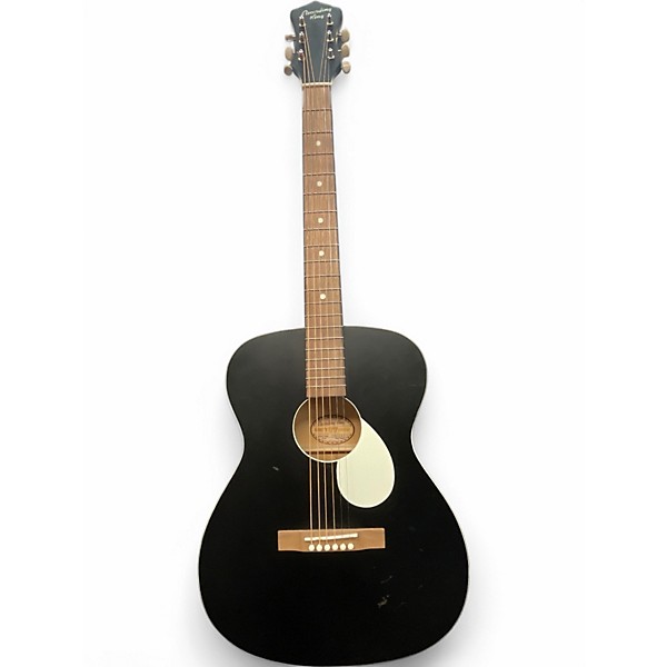 Used Recording King ROS 7 OBK Black Acoustic Guitar