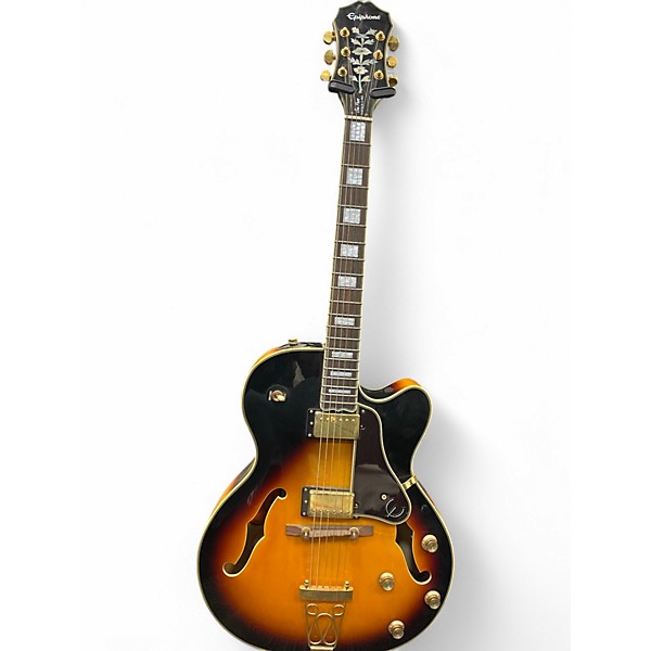 Used Epiphone Joe Pass Emperor II 2 Color Sunburst Hollow Body Electric Guitar,New Products : American Fashion Style Bags On Sale