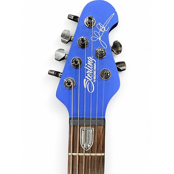 Used Sterling by Music Man STMAJ100 JOHN PETRUCCI Blue Solid Body Electric Guitar