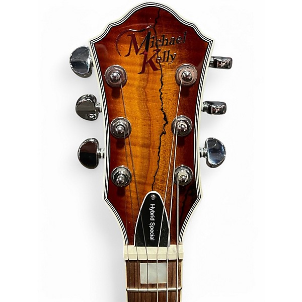 Used Michael Kelly Hybrid Special Spalted Maple Hollow Body Electric Guitar