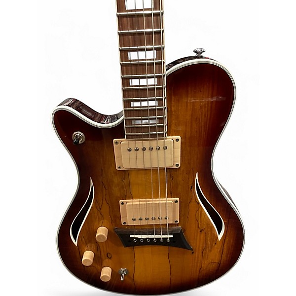 Used Michael Kelly Hybrid Special Spalted Maple Hollow Body Electric Guitar