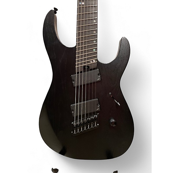 Used Legator Ninja Performance 7 Multi Scale Black Solid Body Electric Guitar