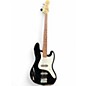 Used Fender Standard Jazz Bass Black Electric Bass Guitar thumbnail