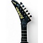 Used Kramer NIGHTSWAN BLACK AND BLUE POLKA DOT Solid Body Electric Guitar
