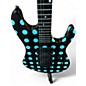 Used Kramer NIGHTSWAN BLACK AND BLUE POLKA DOT Solid Body Electric Guitar