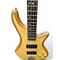 Used Schecter Guitar Research Stiletto Custom 4 String Natural Electric Bass Guitar