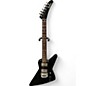 Vintage 1980s Epiphone Explorer Black Solid Body Electric Guitar thumbnail