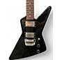 Vintage 1980s Epiphone Explorer Black Solid Body Electric Guitar