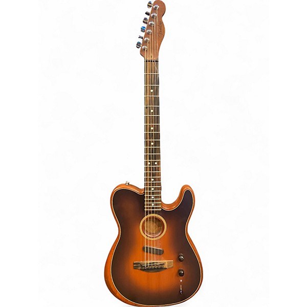 Used Fender American Acoustasonic Telecaster 2 Color Sunburst Acoustic Electric Guitar,New Products : American Fashion Style Bags On Sale