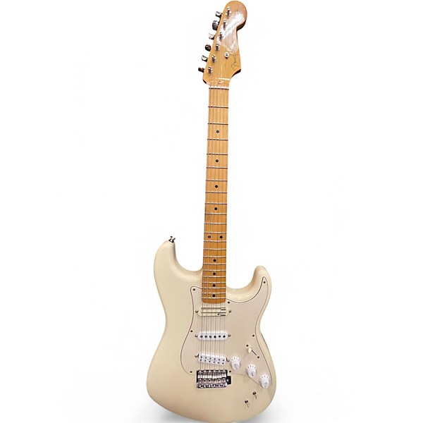 Used Fender Ed O'Brien Olympic White Solid Body Electric Guitar