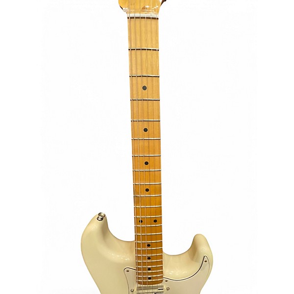 Used Fender Ed O'Brien Olympic White Solid Body Electric Guitar