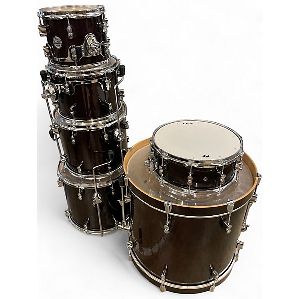 Used PDP by DW 5 Piece Concept Series Walnut Drum Kit