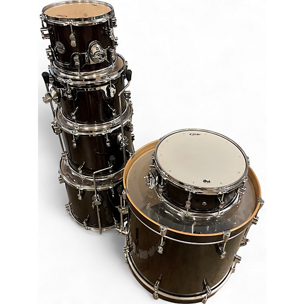 Used PDP by DW 5 Piece Concept Series Walnut Drum Kit
