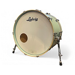 Used Ludwig 3 Piece Neusonic Skyline Blue Drum Kit
