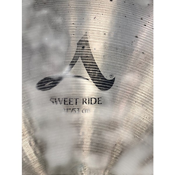 Used Zildjian 21in A Series Sweet Ride Cymbal