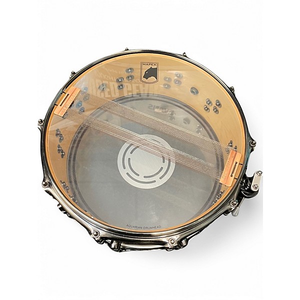 Used Mapex 14in BPDLMW4550LNW Black Panther Craig Blundell Signature "The Ma Walnut Drum